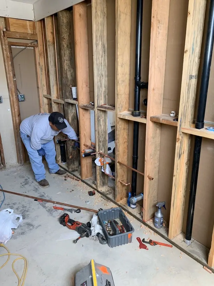 Commercial rough-in plumbing for Water Heater Replacement in North Ridge